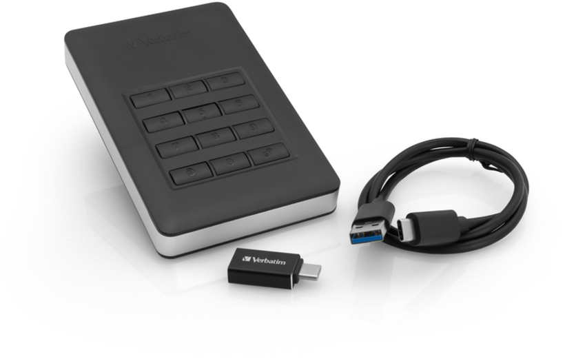 Verbatim Secure USB 3.1 HDD 1TB