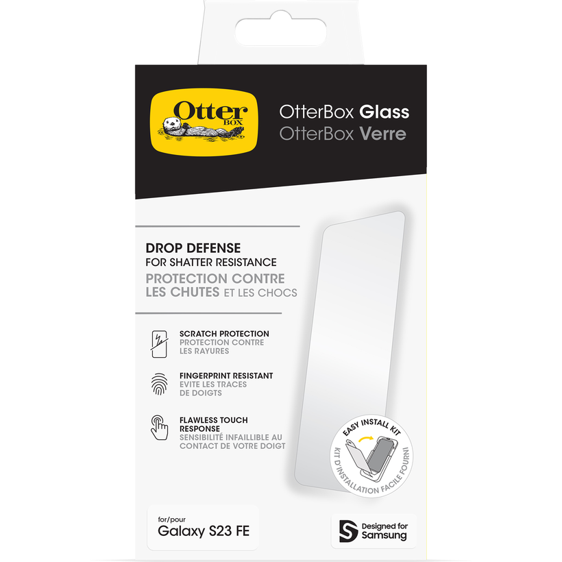 OtterBox Glass clear S23 FE védőüveg