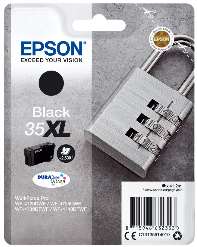 Epson 35 XL tinta, fekete