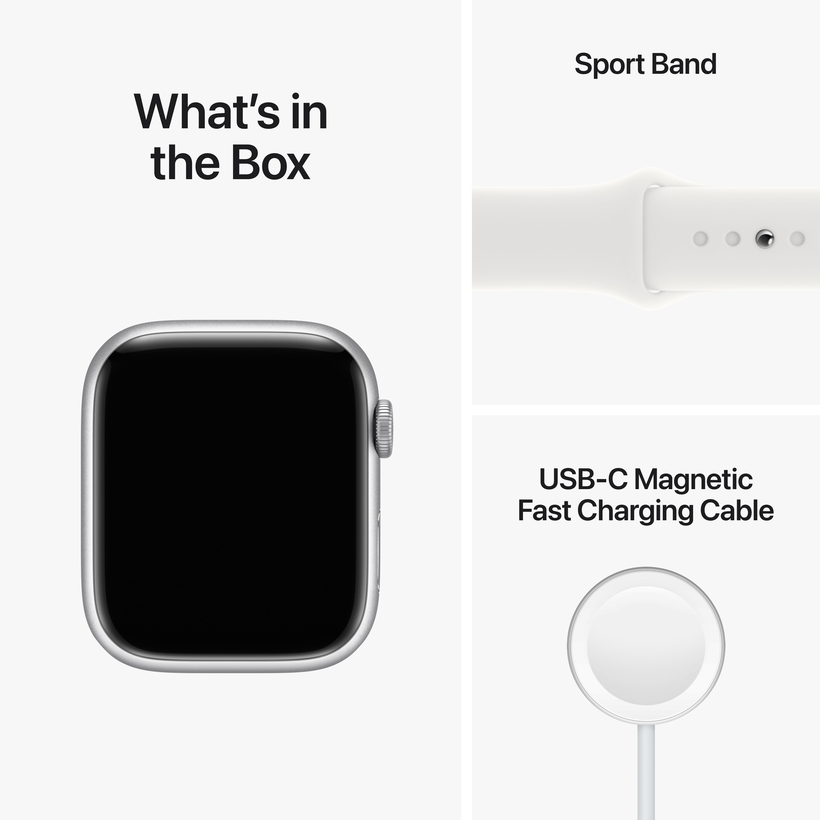 Apple Watch S8 GPS 45mm Alu Silver