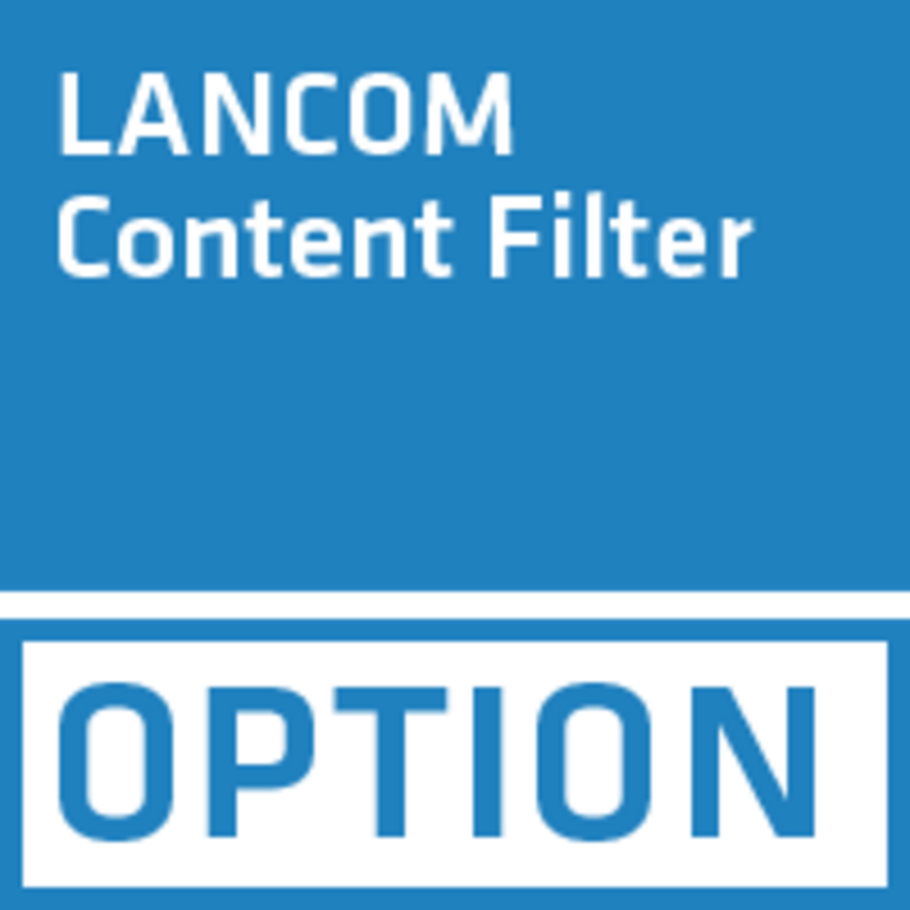 LANCOM Content Filter + 25 felhasz. 1 év