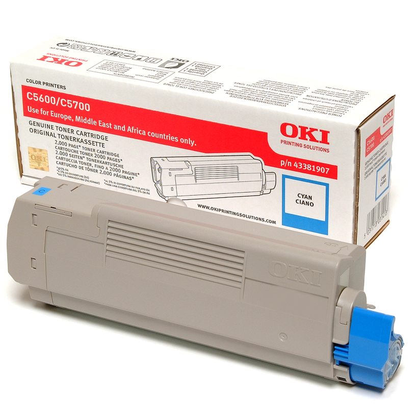 OKI 43381907 Toner Cyan