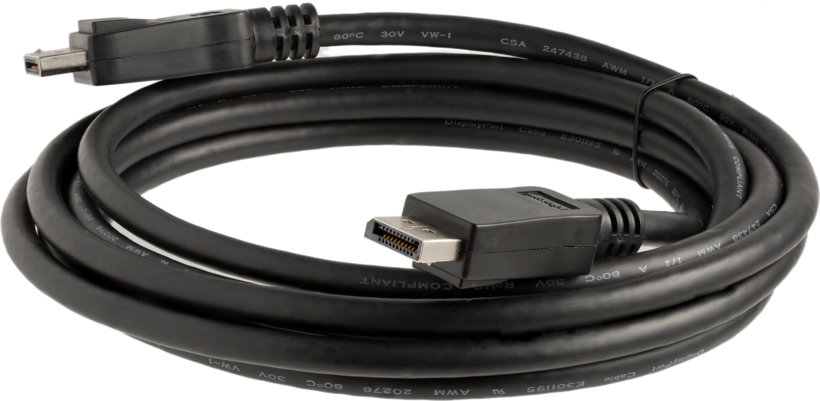 Câble DisplayPort m. - m., 3 m, noir