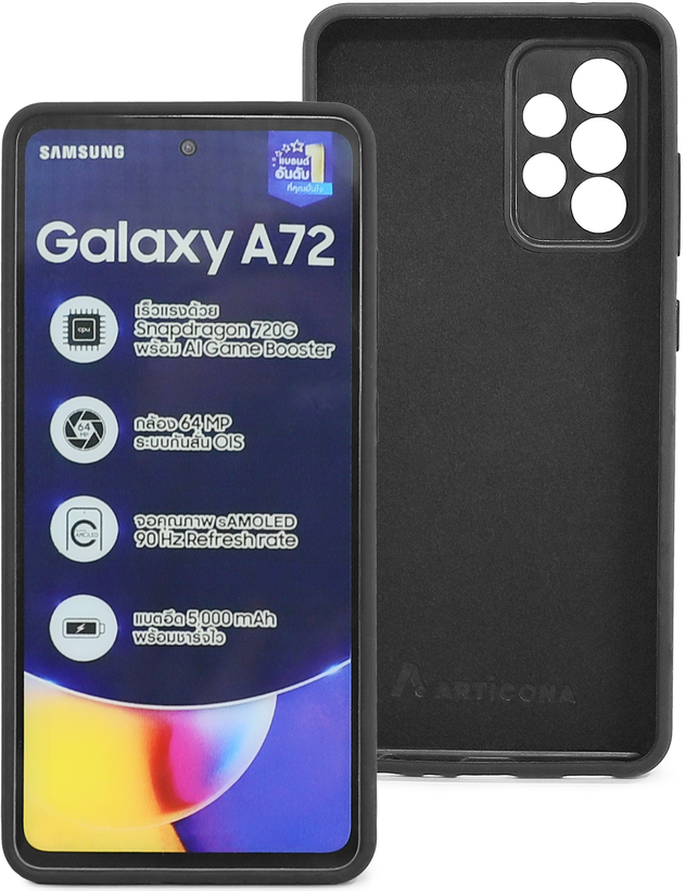 ARTICONA Etui Galaxy A72 Silikon