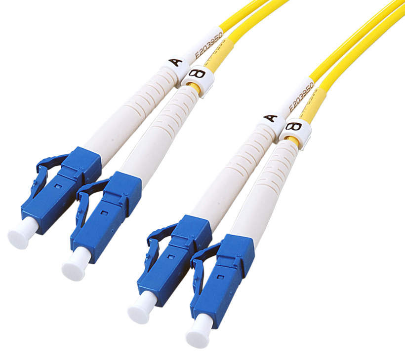 FO Duplex Patch Cable LC-LC 9/125µ 15m