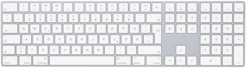 Apple Magic Keyboard m. Ziffern silber