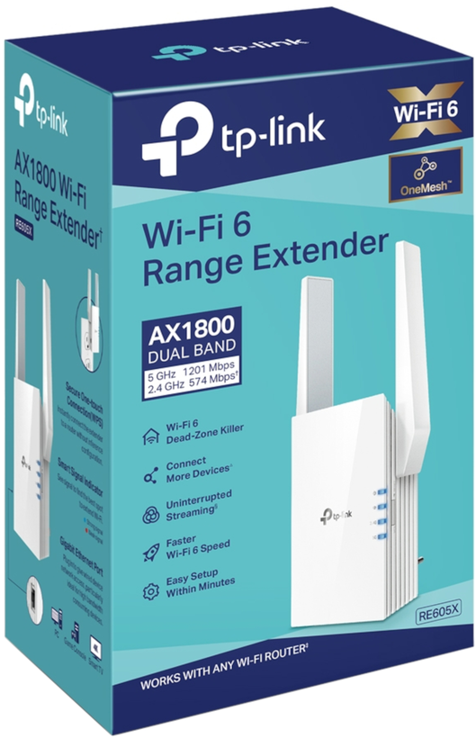 TP-LINK RE605X AX1800 Wi-Fi 6 Repeater