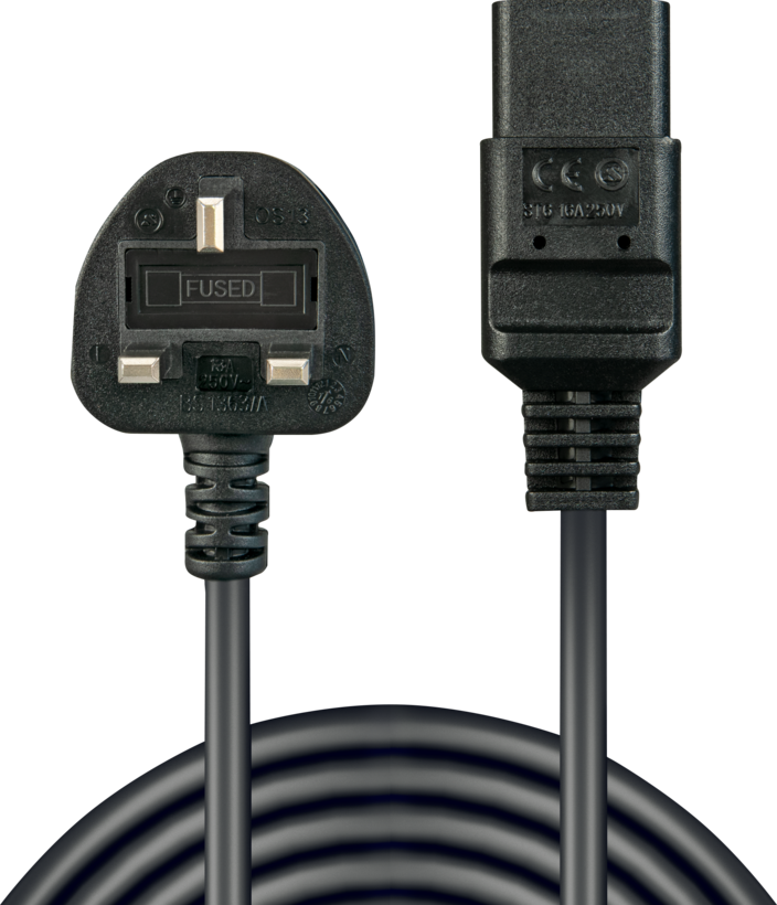 Power Cable Local/m - C19 2m Black