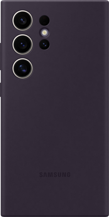 Samsung S24 Ultra Silicone Case Dark Vio