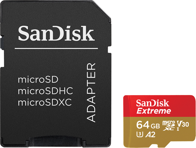 Carte microSDXC 64 Go SanDisk Extreme