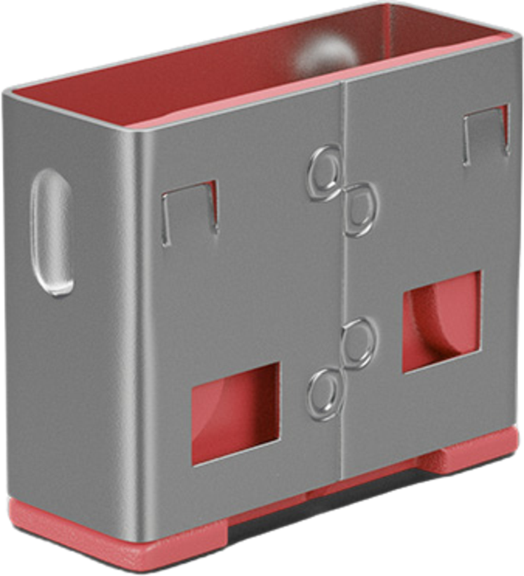 USB-A Port Blocker Pink 10-pack