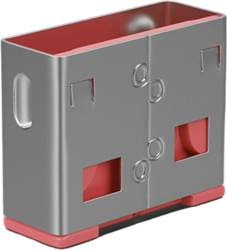 USB-A Port Blocker Pink 10-pack