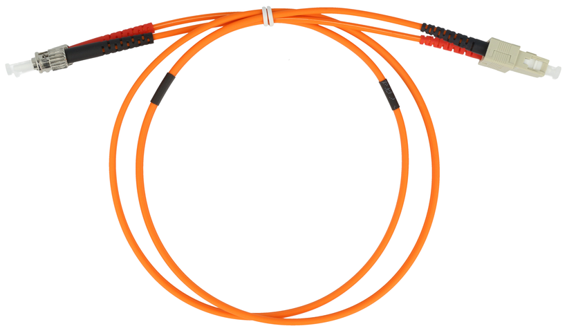 Câble patch FO duplex SC-ST 1 m, 50/125µ