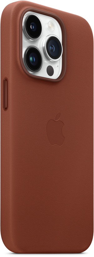 Apple iPhone 14 Pro Leather Case Umber