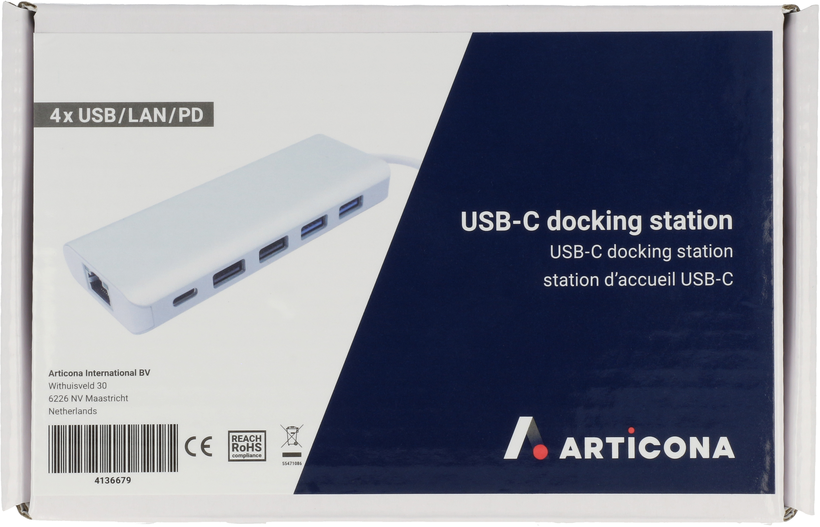 Docking portátil ARTICONA 60 W USB-C