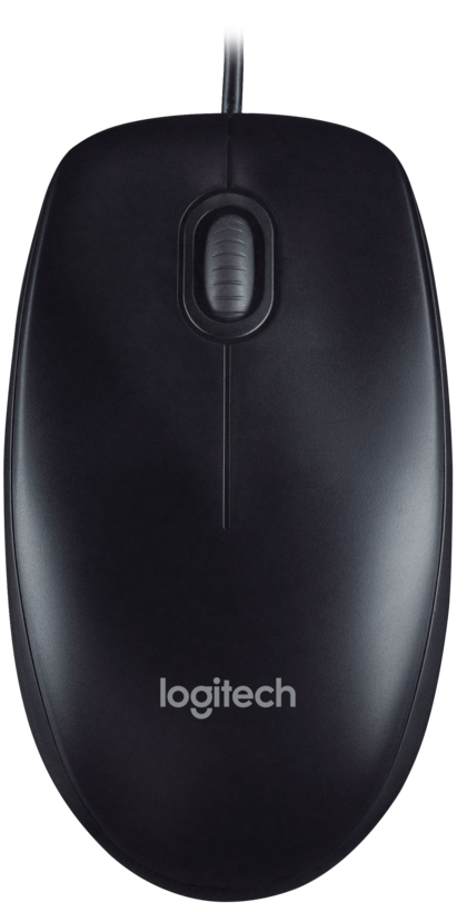 Logitech B100 Optical Mouse Black f. Bus