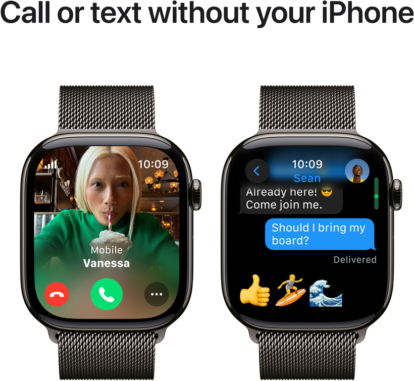 Apple Watch S10 LTE 46mm Slate Titanium