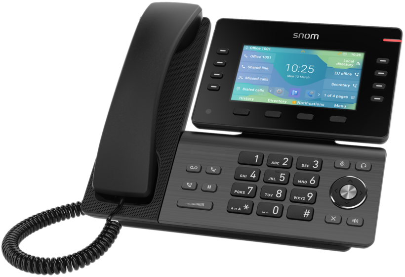 Snom D862 IP Desktop Telefon schwarz