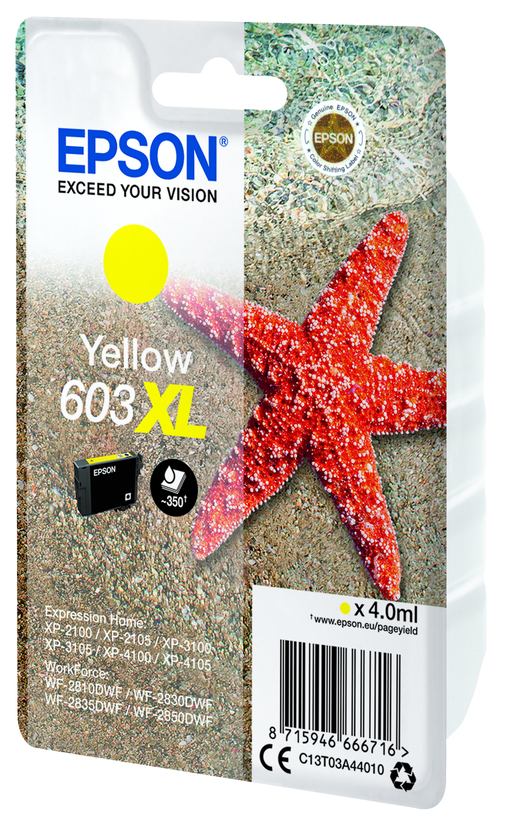 Tinta Epson 603 XL amarillo