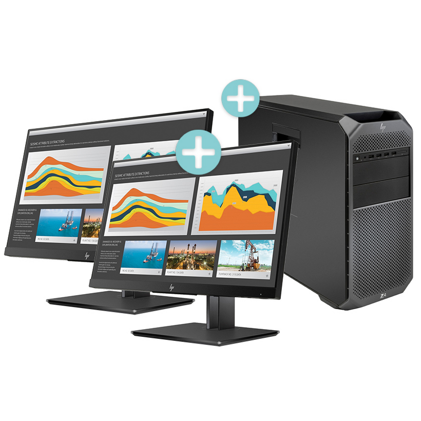 HP Z4 G4 i9 16/512 GB + 2x Z24nf G2 (9LM34EAUUG/BDL_2X1JS07A4) kaufen
