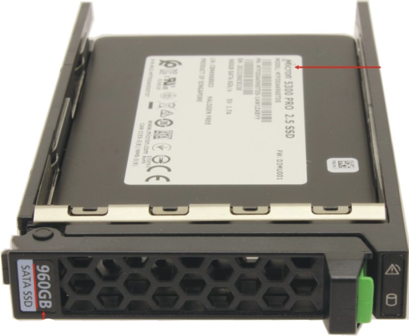 Fujitsu 960 GB SATA 6,4 EP SSD
