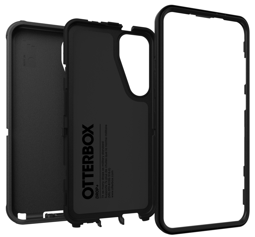 OtterBox Defender Galaxy S25+ preta