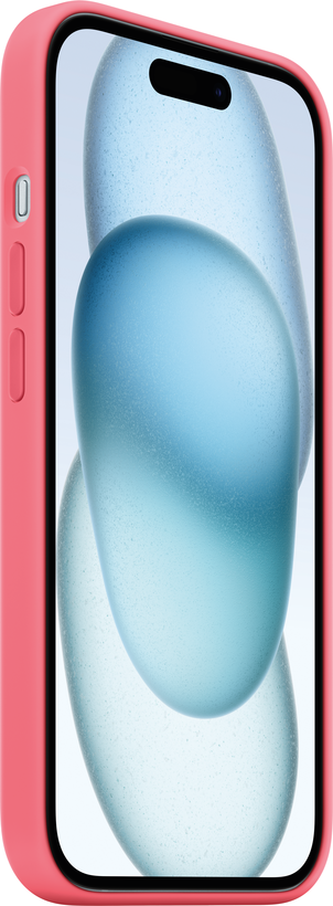 Funda silicona Apple iPhone 15 rosa