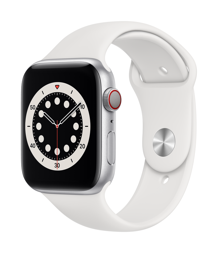 Apple Watch S6 GPS+LTE 44mm alu argent