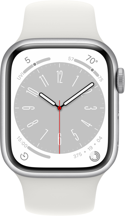 Apple Watch S8 GPS+LTE 41mm Alu Silver