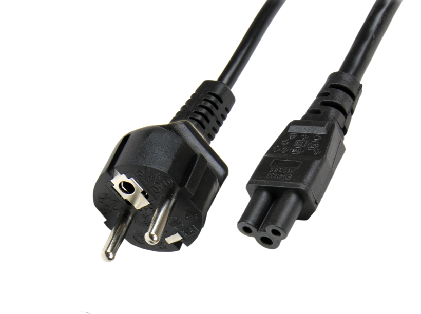 Power Cable Power/m-C5/f 1m Black