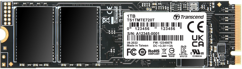 Transcend MTE720T PCIe M.2 1 TB SSD