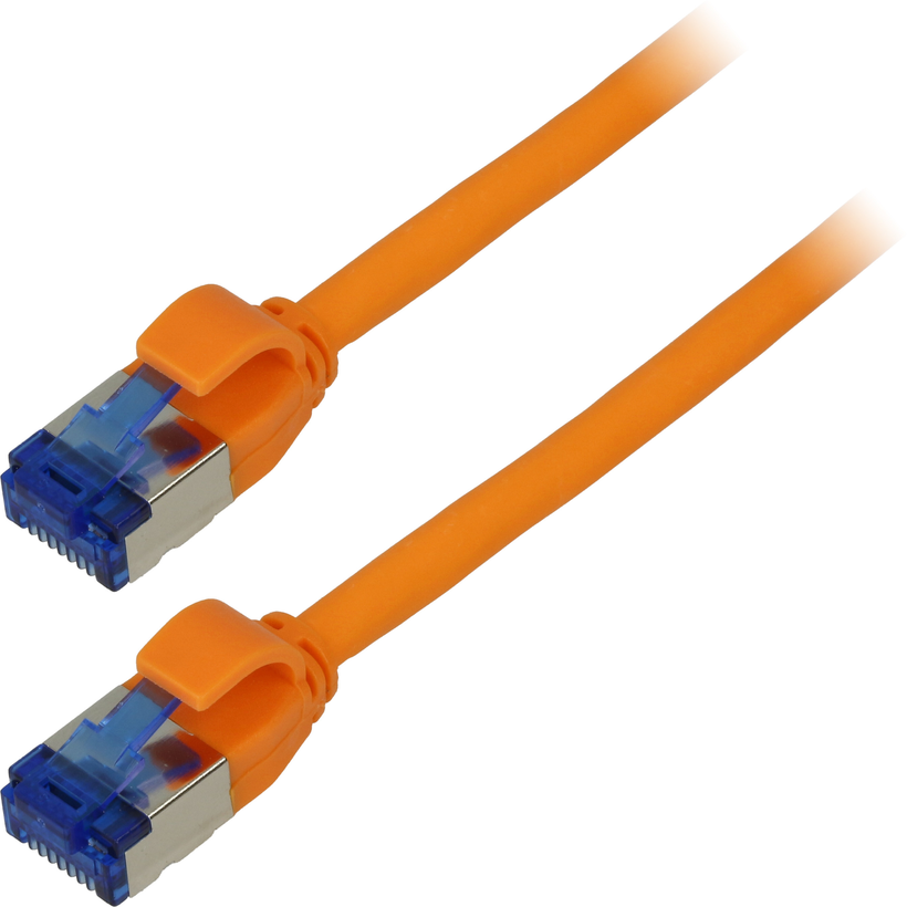Patch Cable RJ45 S/FTP Cat6a 0.25m Oran.