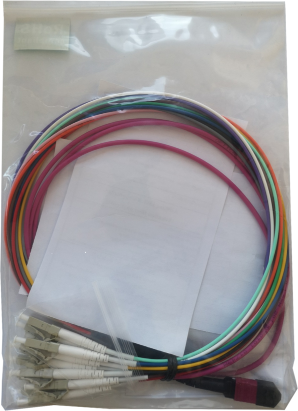 FO Patch Cable MTP/MPO/f - 12x LC/m 2m