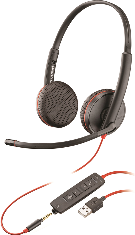 Poly Blackwire 3225 USB-A Headset Bulk