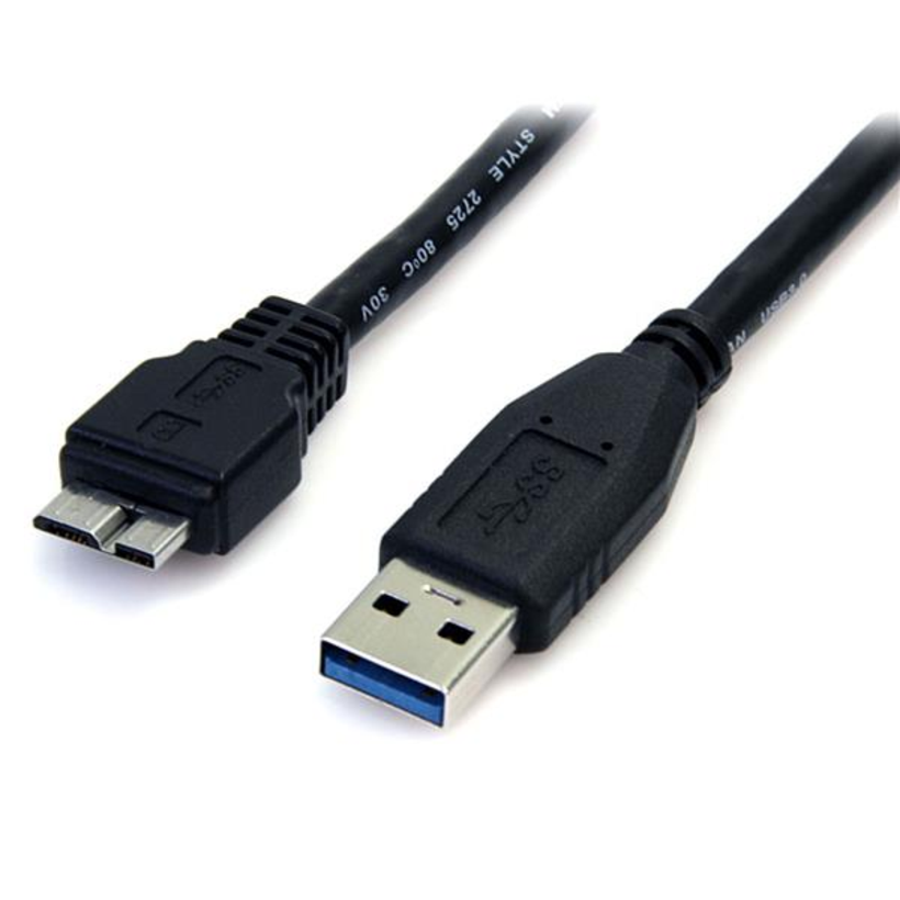 Câble USB 3.0 A m. - microB m., 0,5 m