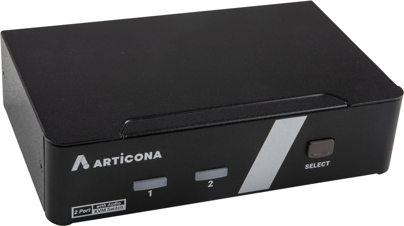 ARTICONA KVM Switch 2-port DP+USB