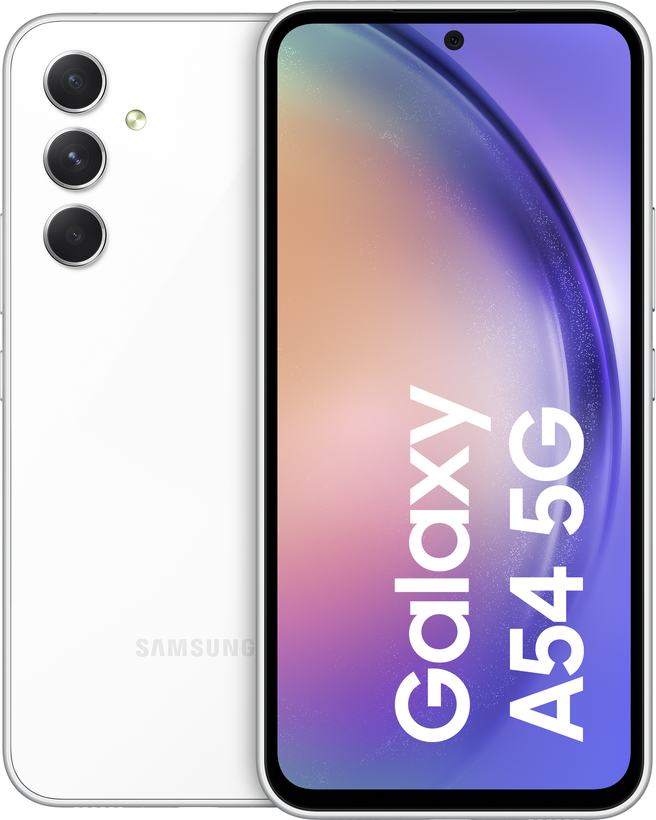 Samsung Galaxy A54 5G 128 Go, blanc