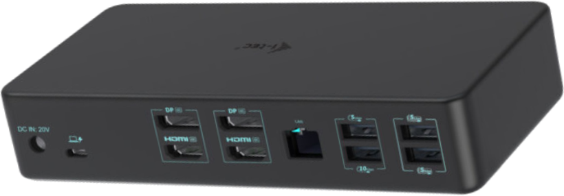 Dock i-tec USB-C/A - 2xHDMI/DisplayPort