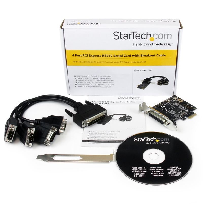 StarTech 4-port RS232 PCIe Serial Card