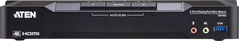 Switch KVM DP dual head 2 porte ATEN