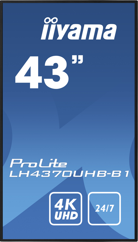 iiyama ProLite LH4370UHB-B1 Display