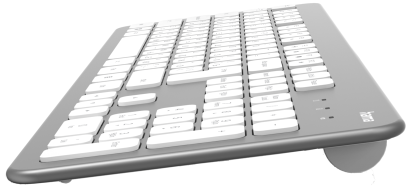 Hama KMW-700 Tastatur Maus Set silber