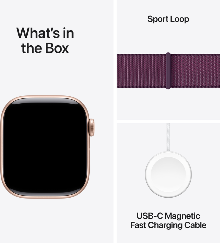 Apple Watch S10 LTE 42mm Alu, or rose