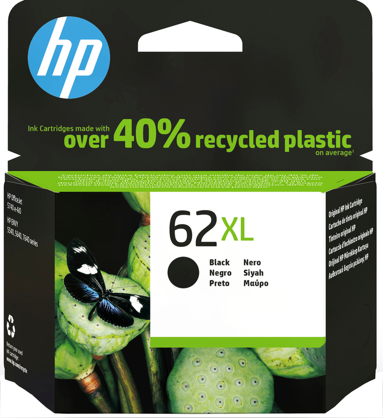 HP 62XL Tinte schwarz