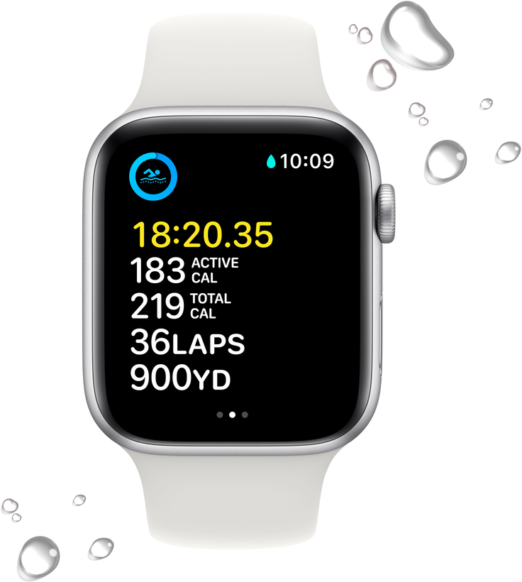 Apple Watch SE GPS+LTE 44mm Alu Silver