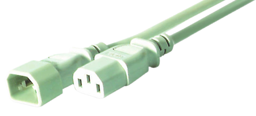Power Cable C13 Fe - C14 Ma 1.8m Grey