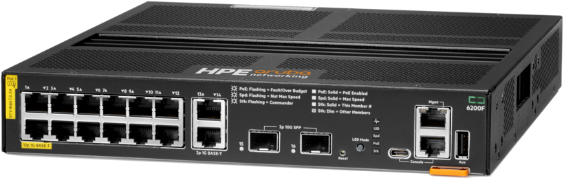 HPE Aruba 6200F 12G PoE 139W Switch