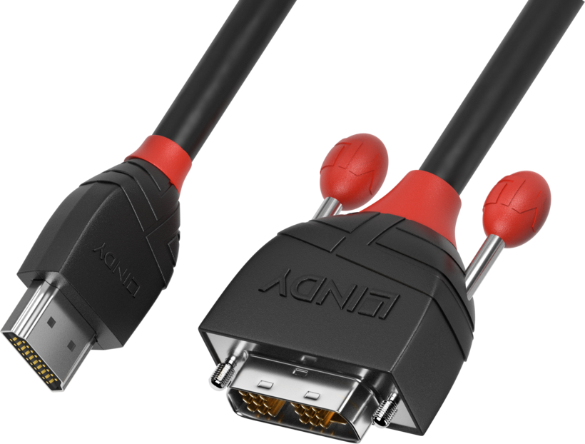 Kabel wt. DVI-D/wt. HDMI 3 m SingleLink