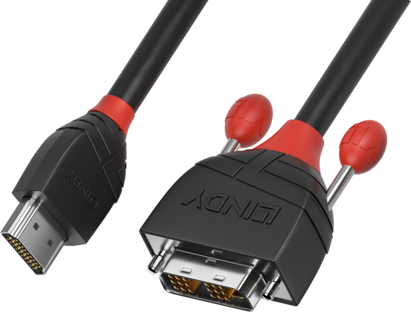 LINDY DVI-D - HDMI Kabel SingleLink 1 m