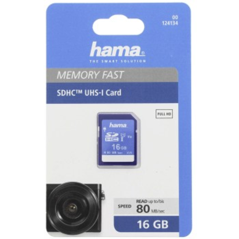 Hama Memory Fast 16 GB SDHC Karte